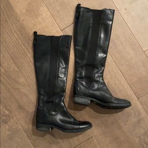 Sam Edelman Penny Black Leather Boots